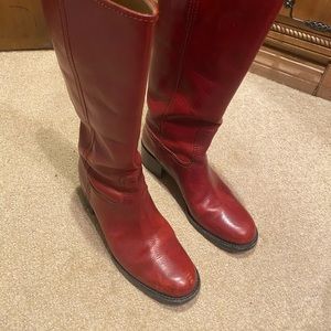 Gucci Red Riding Boot, Size 8